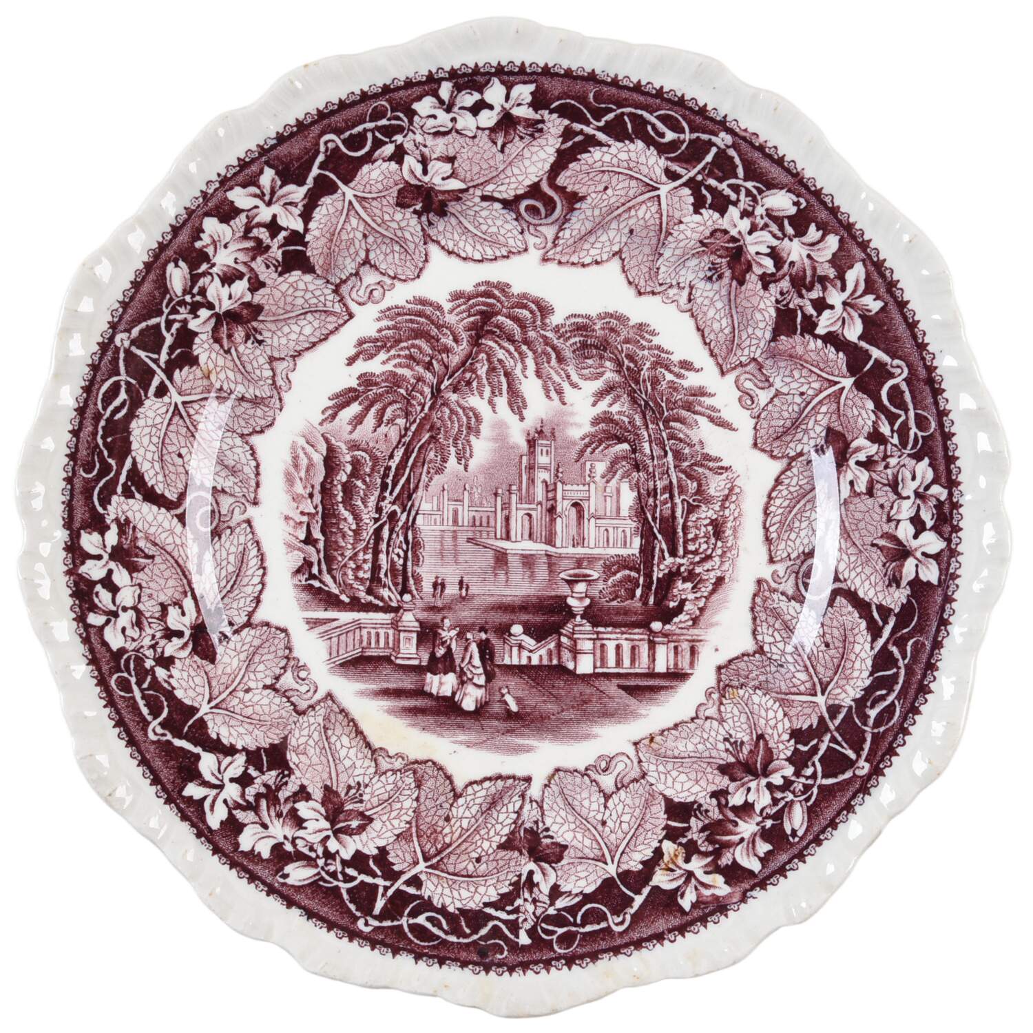 Vista Mulberry Luncheon Plate by Mason's-1