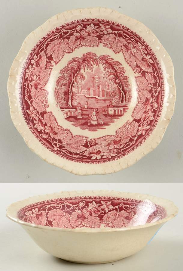 Vista Mulberry Coupe Cereal Bowl by Mason's-1