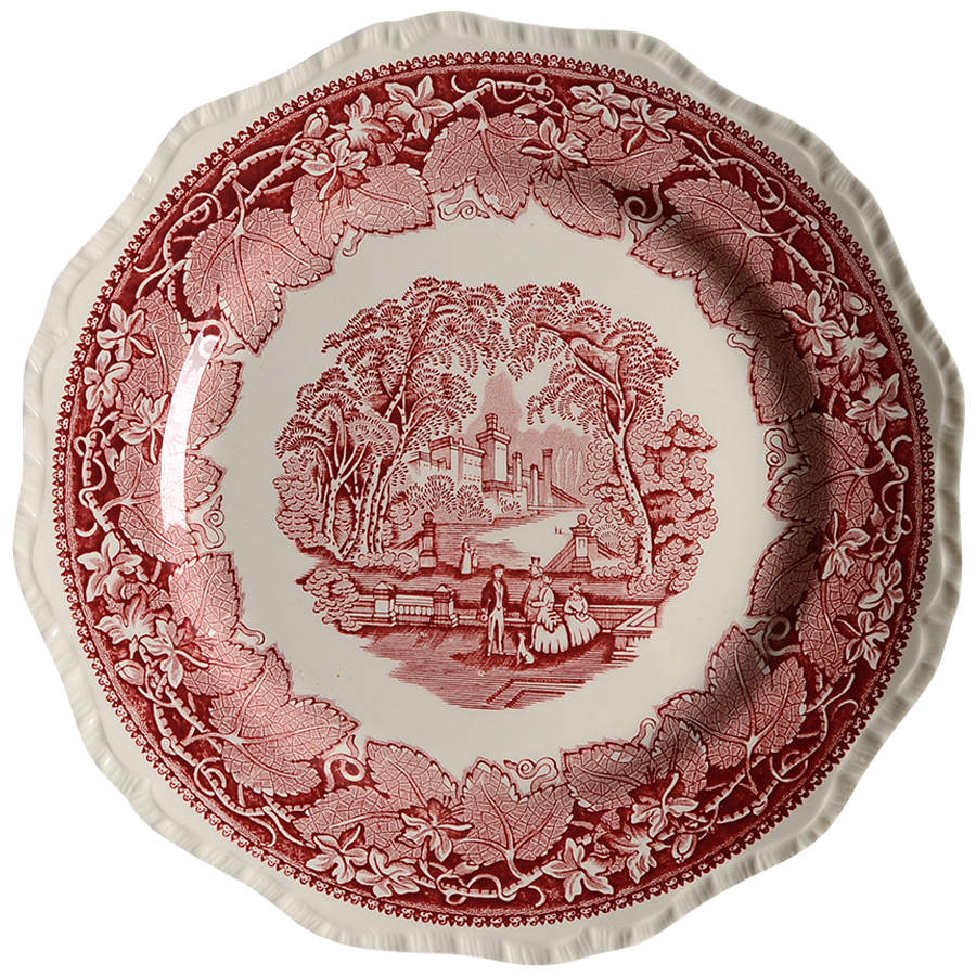 Vista Pink (No Trim) Large Dinner Plate by Mason's-1