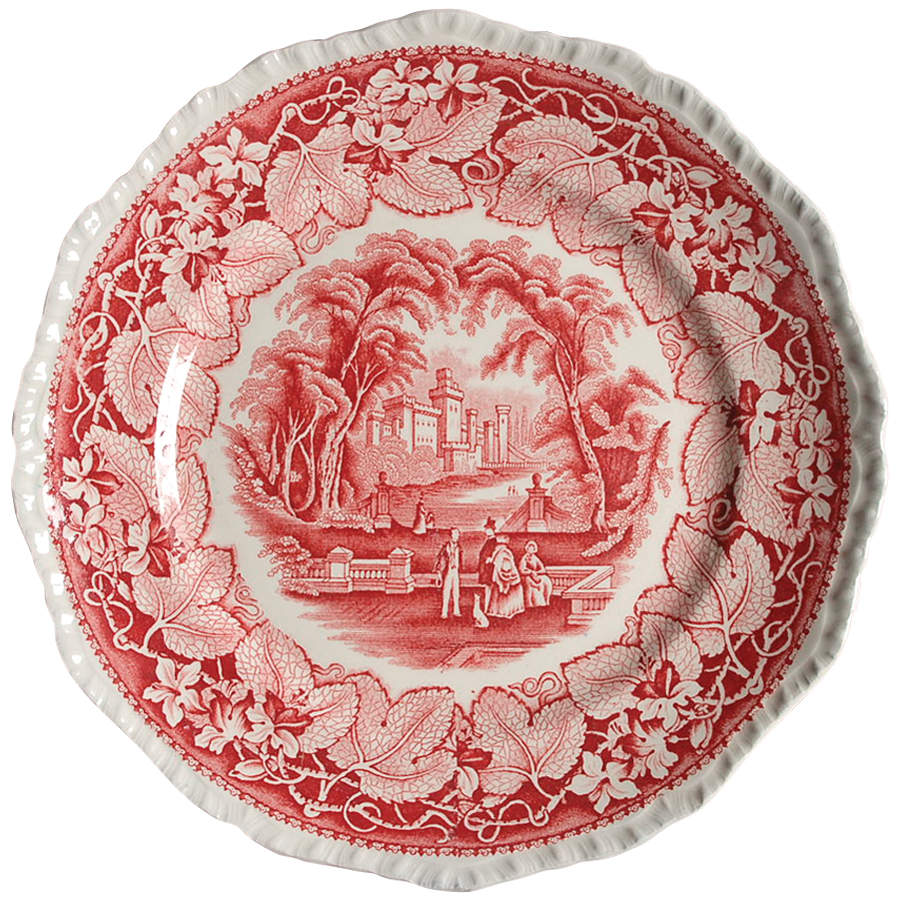 Vista Pink (No Trim) Dinner Plate by Mason's-1