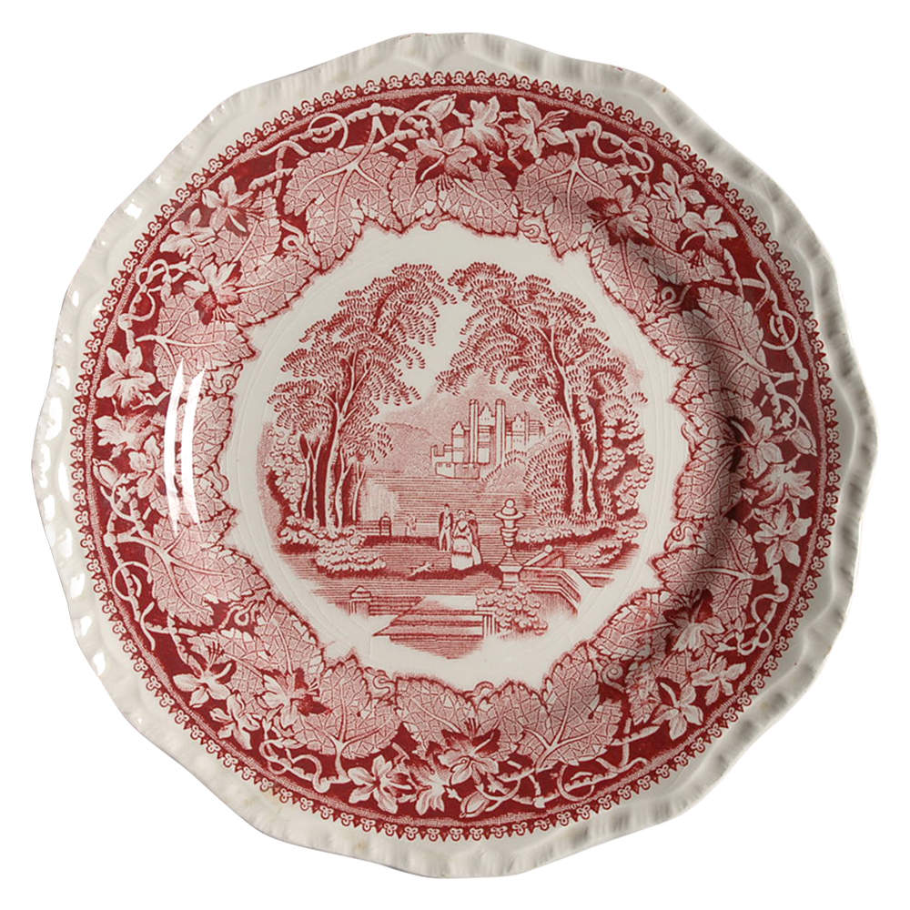 Vista Pink (No Trim) Salad Plate by Mason's-1