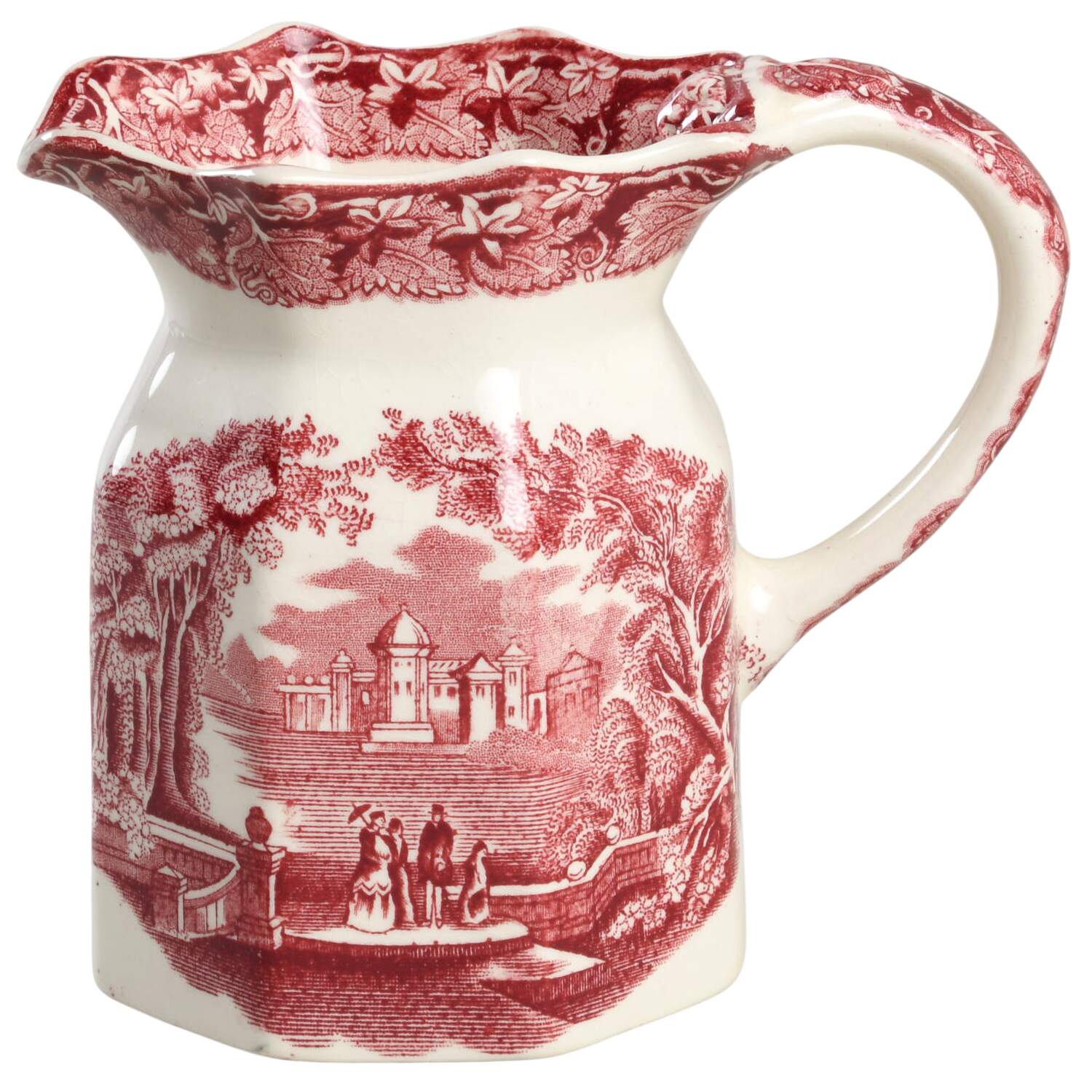 Vista Pink (No Trim) 16 Oz Fenton Jug by Mason's-1