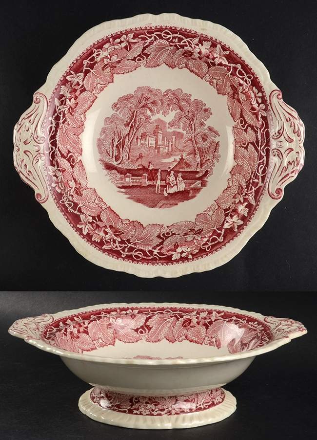 Vista Pink (No Trim) Round Vegetable No Lid by Mason's-1