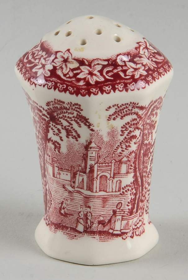 Vista Pink (No Trim) Pepper Shaker by Mason's-1