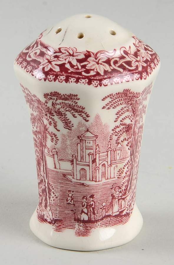 Vista Pink (No Trim) Pepper Shaker by Mason's-1