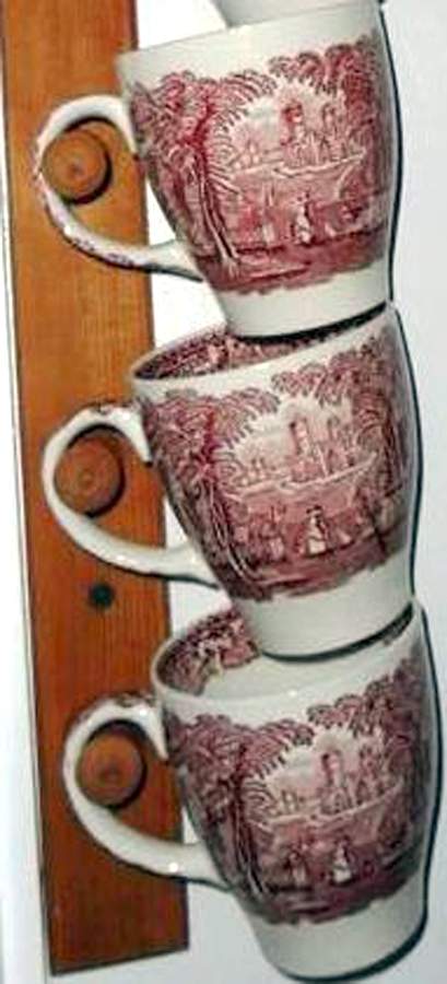 Vista Pink (No Trim) Mug by Mason's-1
