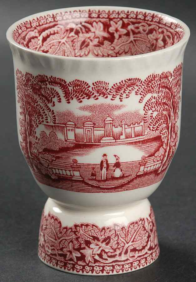 Vista Pink (No Trim) Double Egg Cup by Mason's-1
