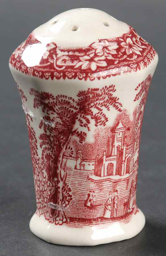 Vista Pink (No Trim) Pepper Shaker by Mason's-1