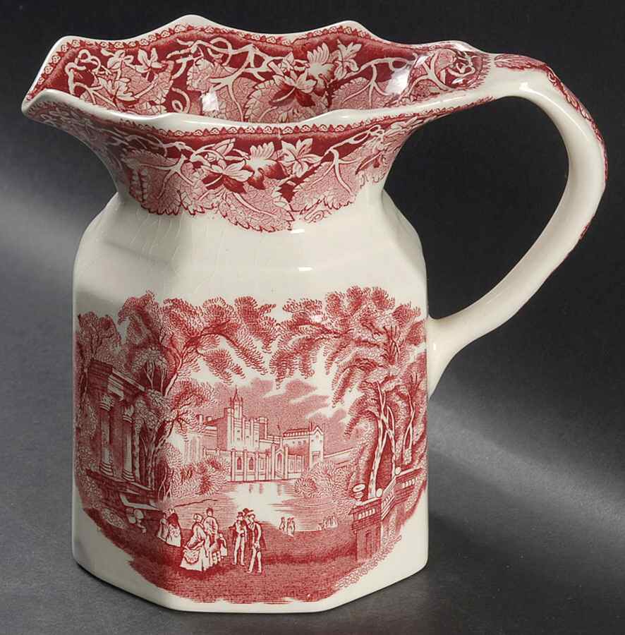 Vista Pink (No Trim) 40 Oz Fenton Jug by Mason's-1