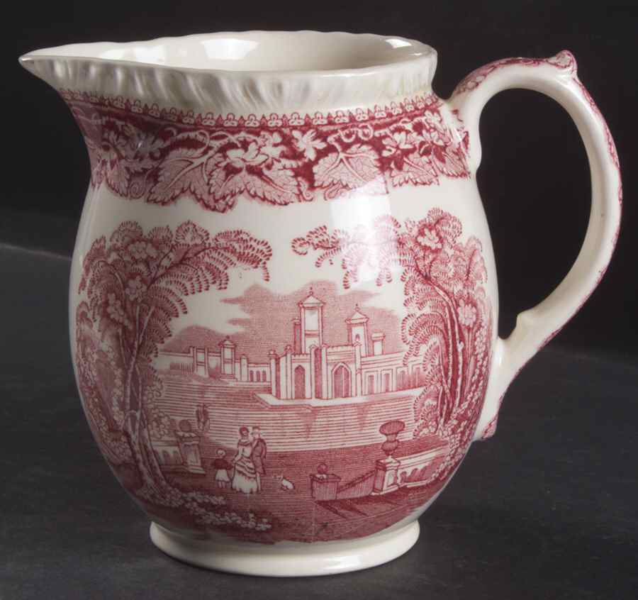 Vista Pink (No Trim) 24 Oz Romney Jug by Mason's-1