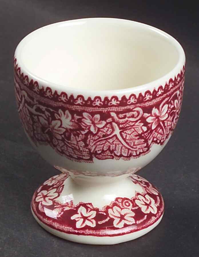 Vista Pink (No Trim) Single Egg Cup by Mason's-1
