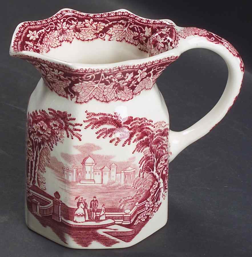 Vista Pink (No Trim) 12 Oz Fenton Jug by Mason's-1
