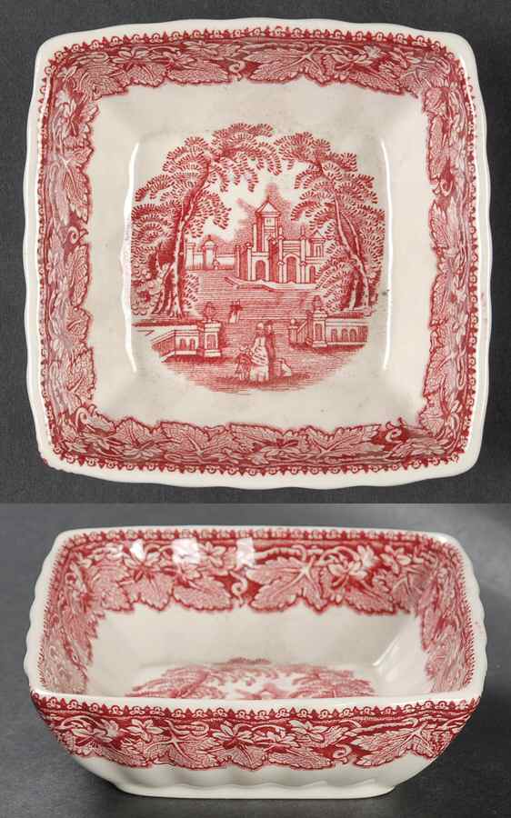 Vista Pink (No Trim) Sweet Dish Lorne by Mason's-1