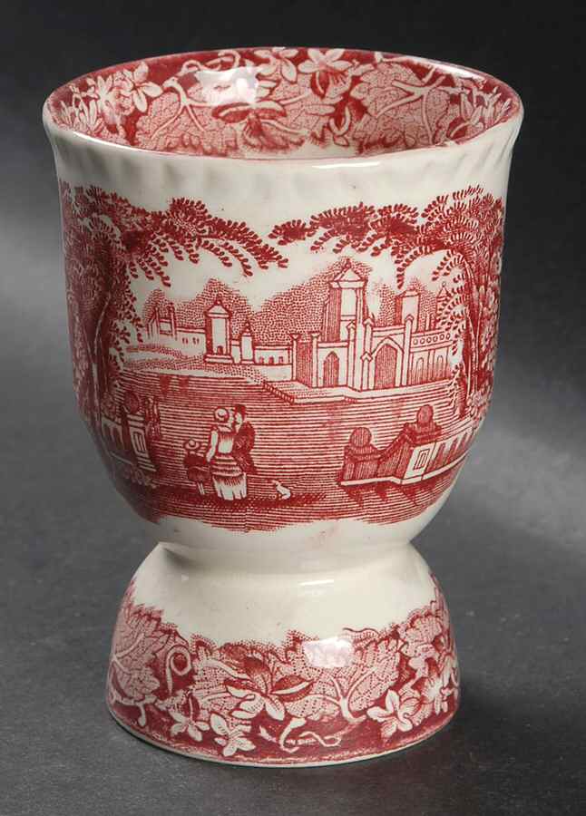 Vista Pink (No Trim) Double Egg Cup by Mason's-1