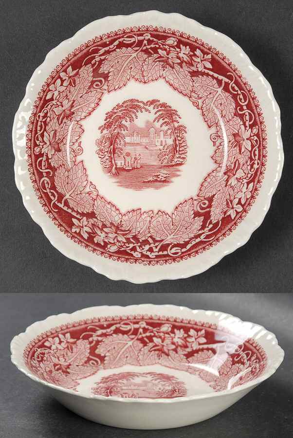 Vista Pink (No Trim) Fruit/Dessert (Sauce) Bowl by Mason's-1