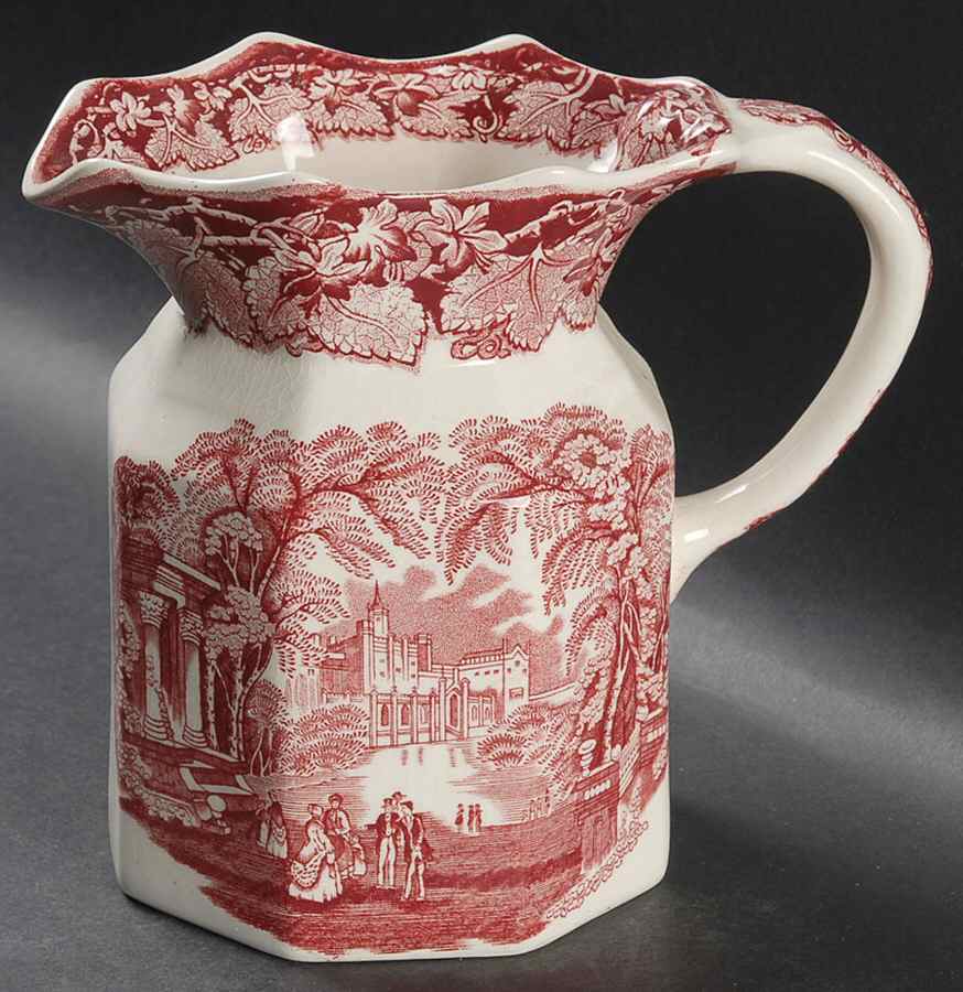 Vista Pink (No Trim) 32 Oz Fenton Jug by Mason's-1