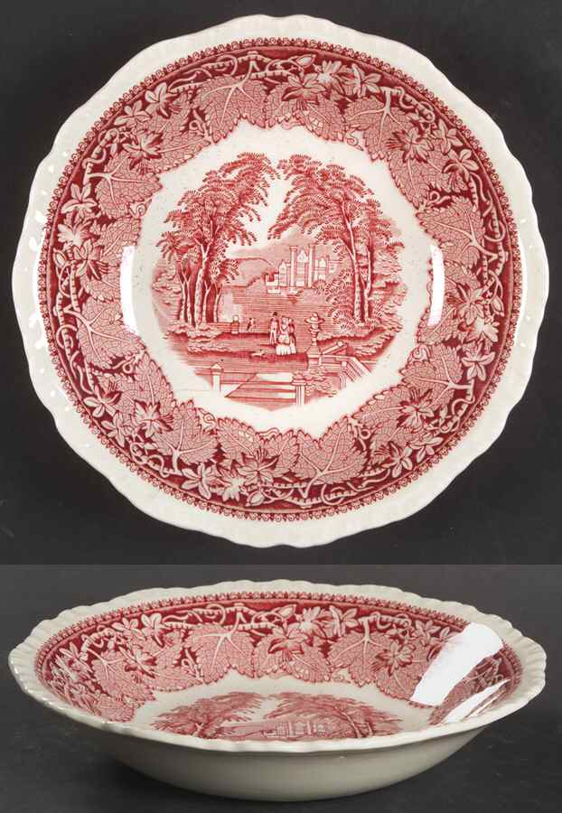 Vista Pink (No Trim) Coupe Soup Bowl by Mason's-1