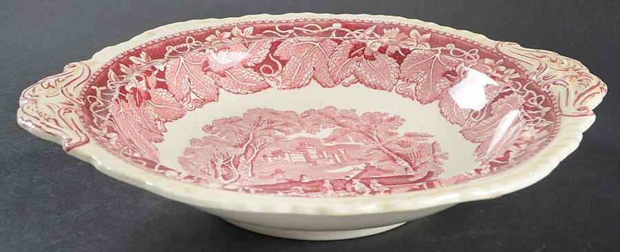Vista Pink (No Trim) Round Vegetable No Lid by Mason's-1