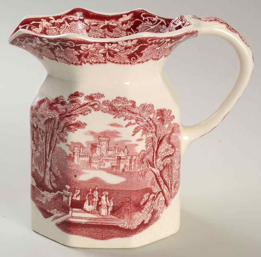Vista Pink (No Trim) 22 Oz Fenton Jug by Mason's-1