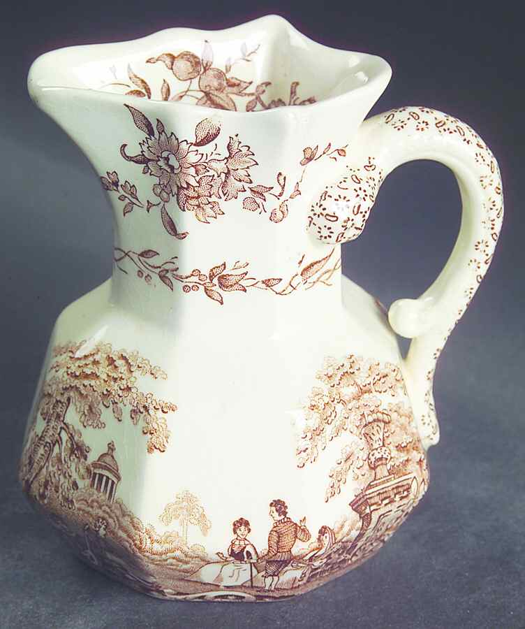 Watteau Brown 10 Oz Hydra Jug by Mason's-1