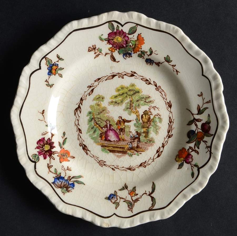 Watteau Multicolor Bread & Butter Plate by Mason's-1