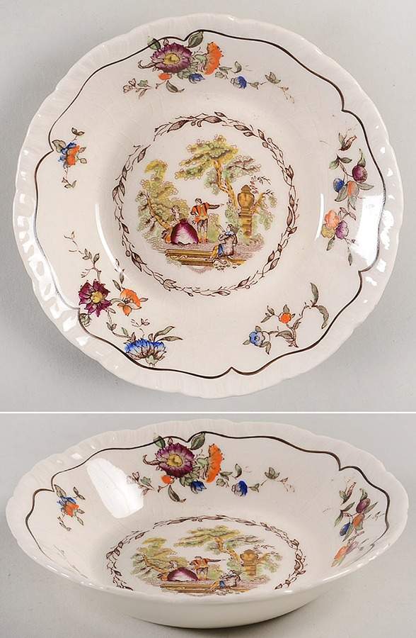 Watteau Multicolor Fruit/Dessert (Sauce) Bowl by Mason's-1