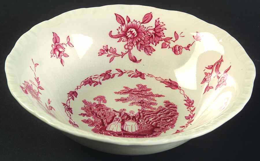 Watteau Pink Coupe Cereal Bowl by Mason's-1
