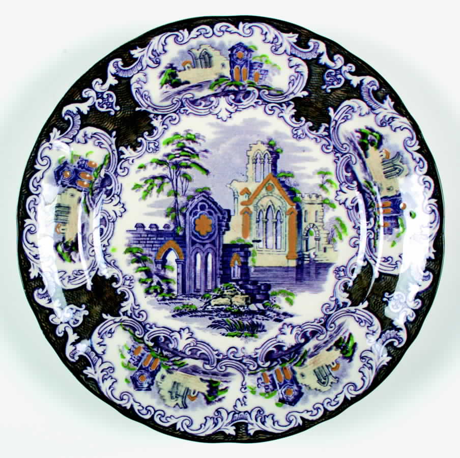 Abbey Dinner Plate by Petrus Regout & Co-1