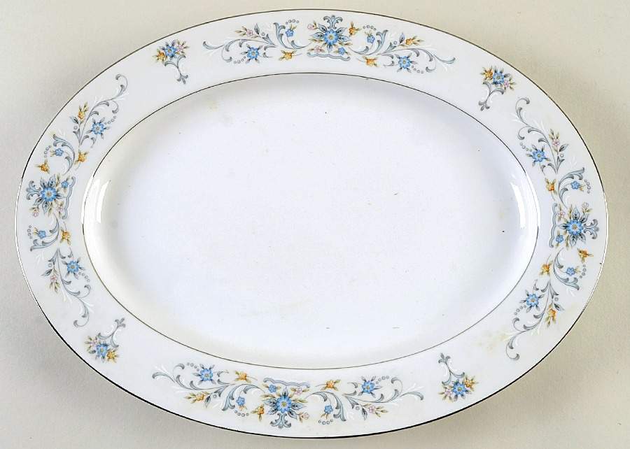 CHB600 12" Oval Serving Platter by Maxam (Japan)-1