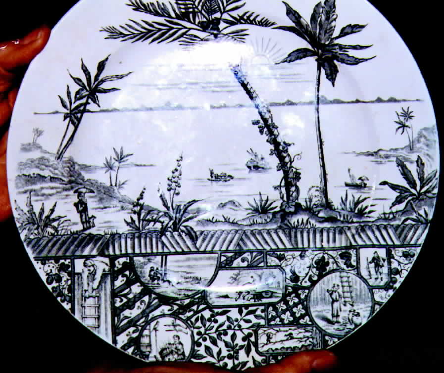 Crusoe (England) Dinner Plate by T J & J Mayer (England)-1
