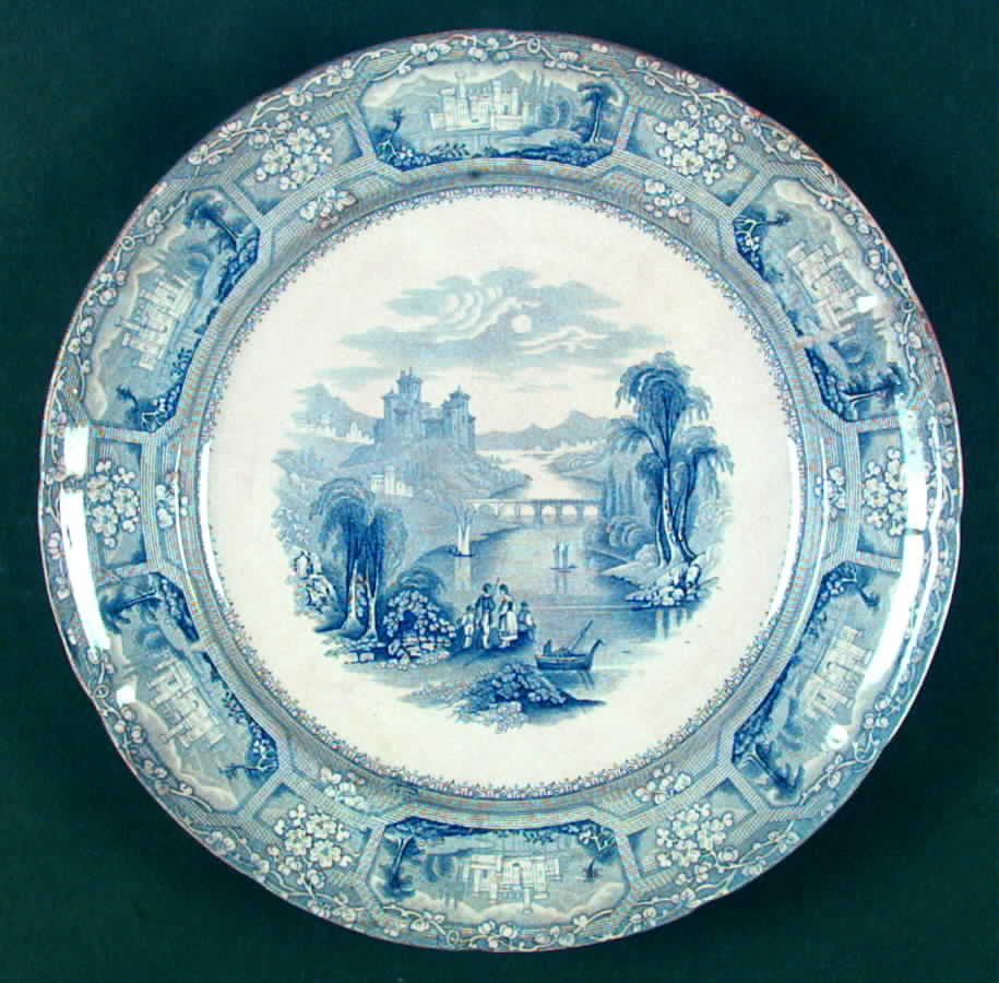 Florentine Dinner Plate by T J & J Mayer (England)-1