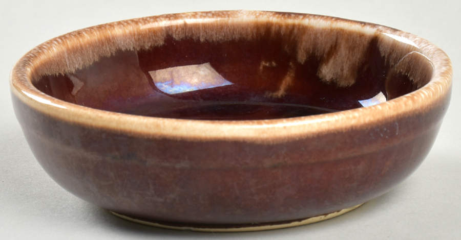 Brown Drip 4" Small Berry Bowl by Nelson McCoy-1