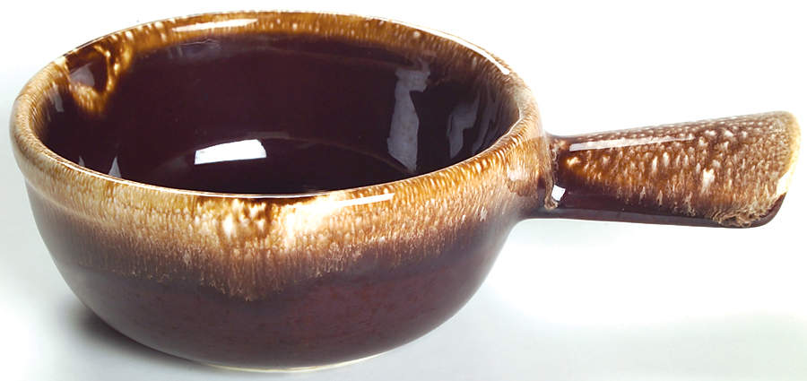 Brown Drip Individual Casserole No Lid by Nelson McCoy-1