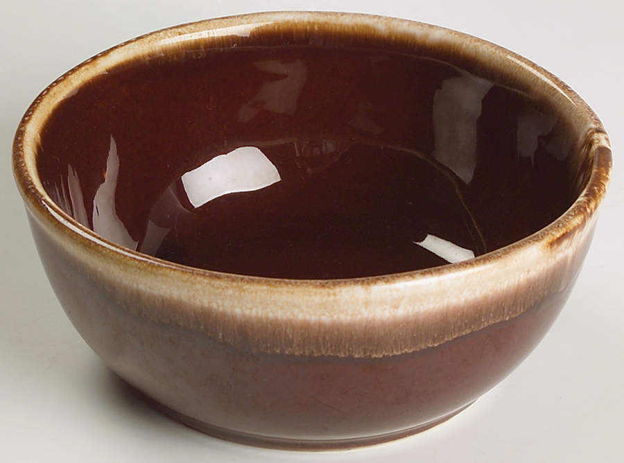 Brown Drip 6" Mixing Bowl by Nelson McCoy-1