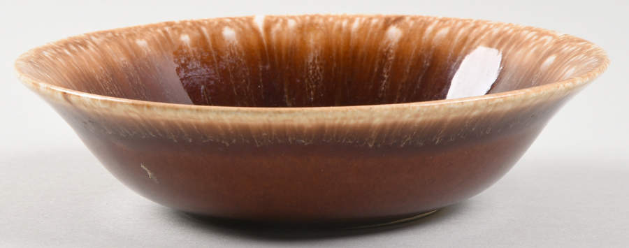 Brown Drip Dessert Bowl by Nelson McCoy-1