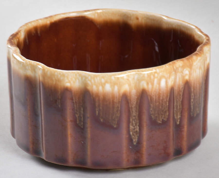 Brown Drip Ramekin by Nelson McCoy-1