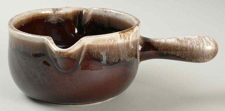 Brown Drip Gravy Boat by Nelson McCoy-1