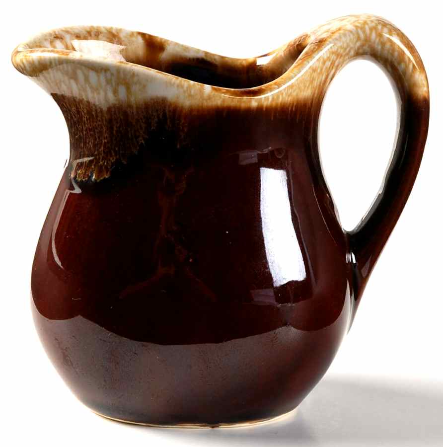 Brown Drip Mini Creamer by Nelson McCoy-1