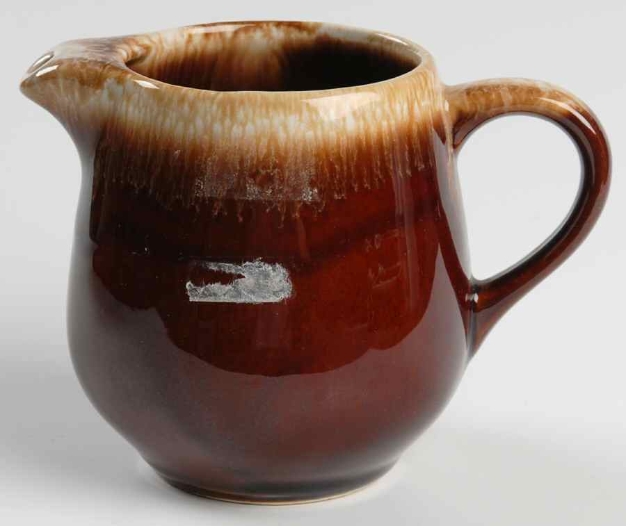 Brown Drip Creamer by Nelson McCoy-1