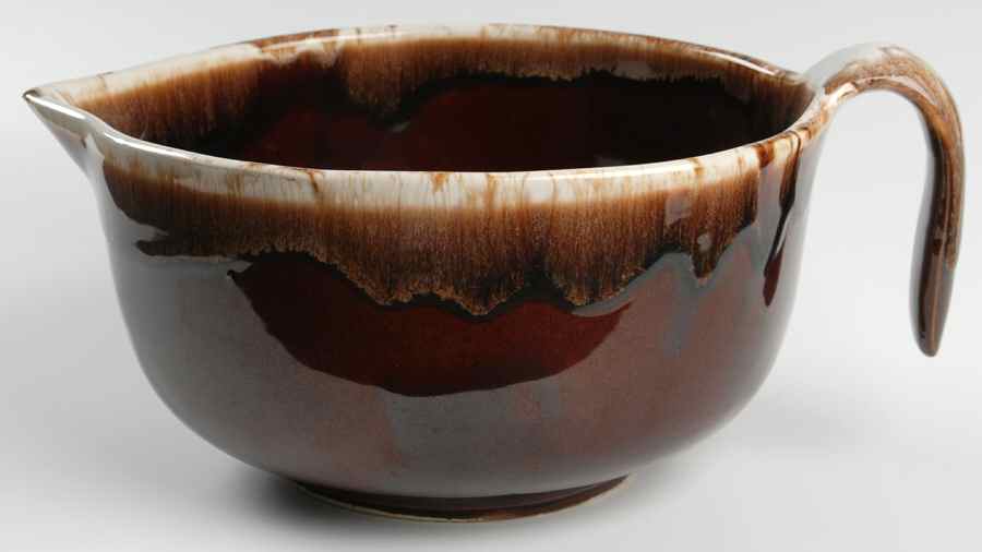 Brown Drip Batter Bowl by Nelson McCoy-1