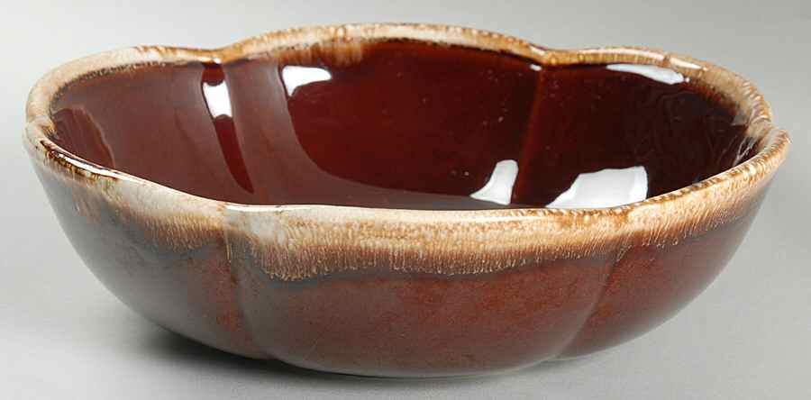 Brown Drip Bowl for Small Pitcher & Bowl Set by Nelson McCoy-1