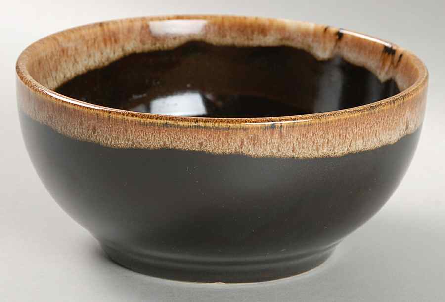 Brown Drip 5" All Purpose Bowl by Nelson McCoy-1