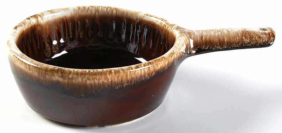 Brown Drip Open Individual Casserole by Nelson McCoy-1