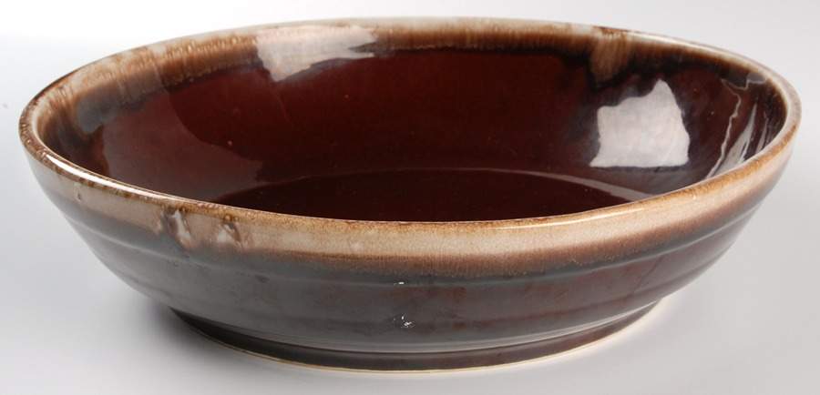 Brown Drip 12" Pasta Serving Bowl by Nelson McCoy-1