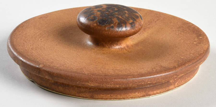 Canyon Lid for 2 Qt Round Covered Casserole by Nelson McCoy-1