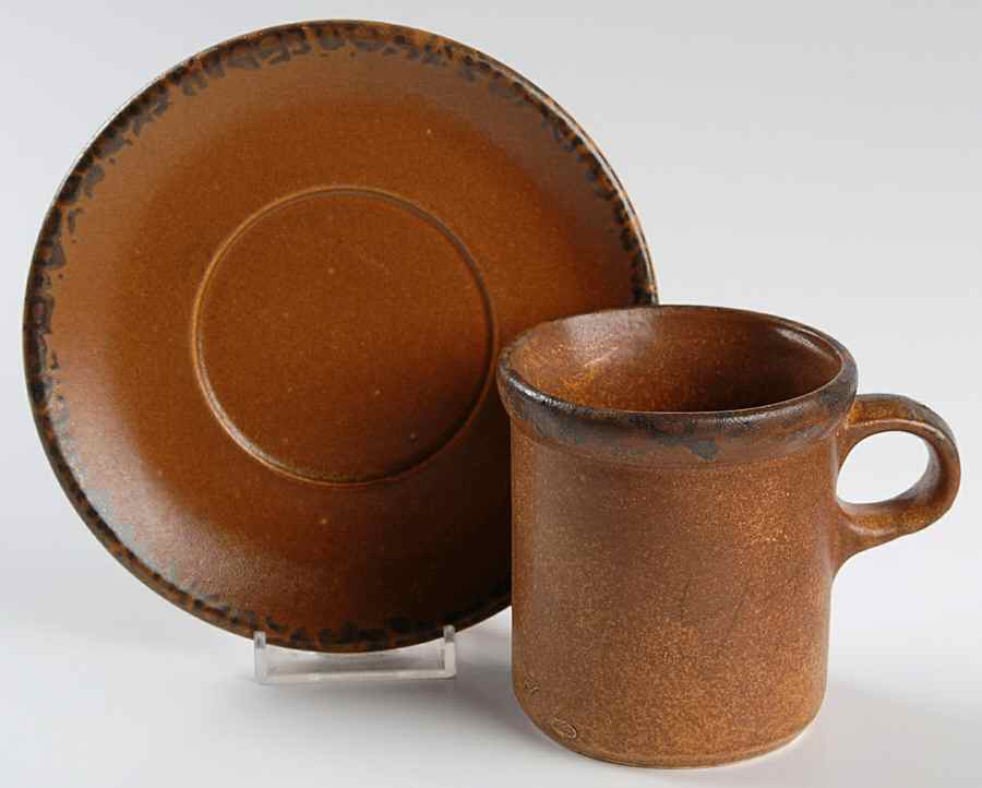 Canyon Flat Cup & Saucer Set by Nelson McCoy-1