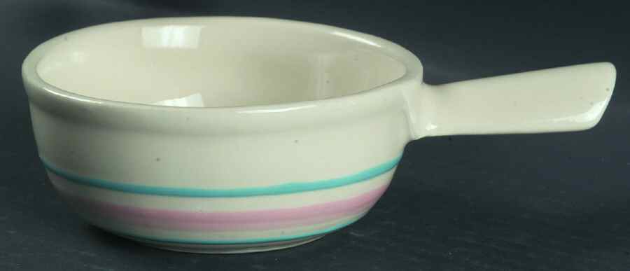 Pink & Blue Stripes Individual Open Soup by Nelson McCoy-1