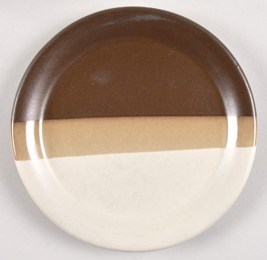 Sandstone Salad Plate by Nelson McCoy-1