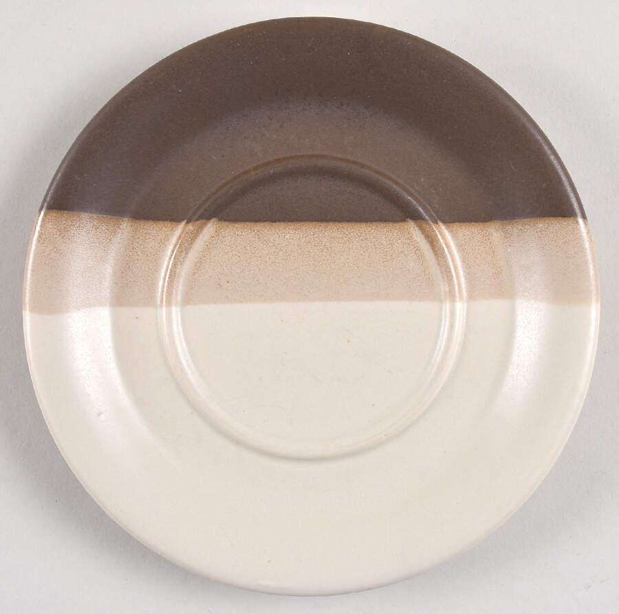Sandstone Saucer by Nelson McCoy-1
