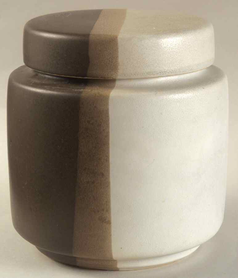 Sandstone Small Canister & Lid by Nelson McCoy-1